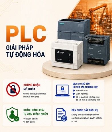 Hỗ trợ mở khóa PLC lấy ngay