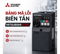 Bảng mã lỗi biến tần Mitsubishi D700