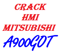 Unlock crack password HMI Mitsubishi GOT A900