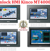 Unlock password HMI Kinco MT4000